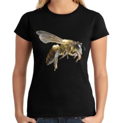 Koszulka damska z pszczołą z nadrukiem motywem pszczoły na prezent t-shirt