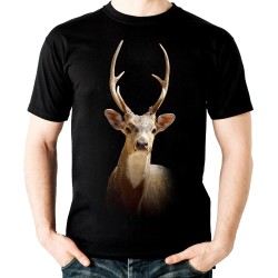koszulka z jeleniem dziecięca dla małego leśnika miłośnika zwierząt leśnych t-shirt