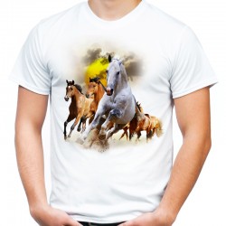 koszulka z koniem koszulki z koniem koszulki z końmi t-shirt