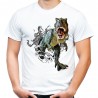 koszulka z dinozaurem 3d t-rex męska t-shirt na prezent dla archeologa