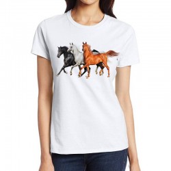 Koszulka z koniem damska koszulki z końmi damskie t-shirt