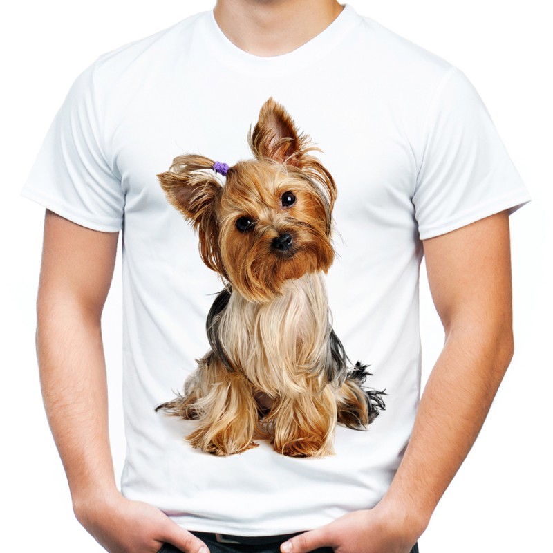 Koszulka z psem Yorkshire terrier York z nadrukiem motywem psa yorka jorka