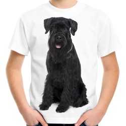 Koszulka pies sznaucer olbrzym brodacz monachijski dziecięca z psem sznaucerem t-shirt dla dziecka