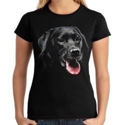 Koszulka z labradorem głową psa labradora dziecięca z nadrukiem motywem grafiką t-shirt pies labrador