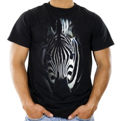 Koszulka z zebrą męska z nadrukiem motywem grafiką zebry zebra t-shirt