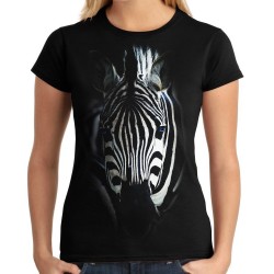 Koszulka z Zebrą damska z nadrukiem motywem grafiką zebry t-shirt