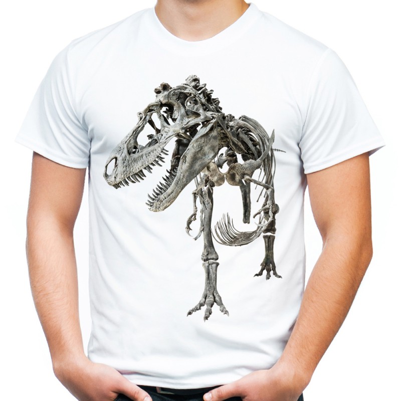 Koszulka z dinozaurem t-rex szkielet dinozaur z grafiką motywem nadrukiem dinozaura dinozaur t-shirt na prezent dla paleontologa