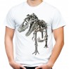 Koszulka z dinozaurem t-rex szkielet dinozaur z grafiką motywem nadrukiem dinozaura dinozaur t-shirt na prezent dla paleontologa