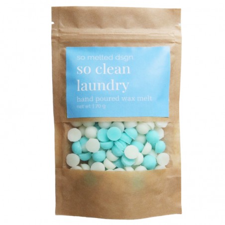 wosk zapachowy pastylki clean cotton czyste świeże pranie sojowy naturalny