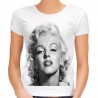 Koszulka z Marilyn Monroe damska z nadrukiem motywem grafiką nadrukiem dla żony dziewczyny kobiety na prezent t-shirt