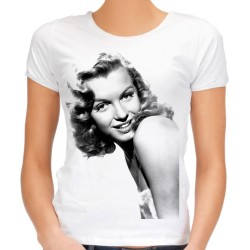 Koszulka z Marilyn Monroe damska z nadrukiem motywem grafiką nadrukiem dla żony dziewczyny kobiety na prezent t-shirt