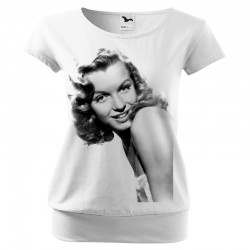 Bluzka z Marilyn Monroe damska luźna z grafiką motywem nadrukiem na prezent dla kobiety żony mamy dziewczyny babci