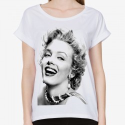Bluzka z Marilyn Monroe damska z nadrukiem grafiką motywem na prezent dla kobiety żony mamy babci dziewczyny