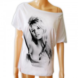 koszulka z Brigitte Bardot damska z nadrukiem motywem grafiką na prezent dla mamy żony dziewczyny bluzka