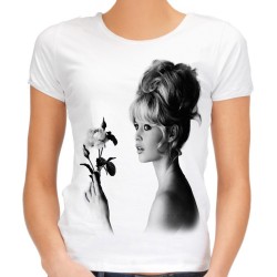 koszulka z Brigitte Bardot męska z nadrukiem grafiką motywem na prezent dla dziewczyny żony mamy babci t-shirt