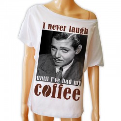 tunika Clark Gable Coffe damska na prezent dla kawosza miłośniczki kawy dziewczyny żony koleżanki z kawą bluzka