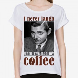 bluzka luźna Clark Gable Coffe damska na prezent dla kawosza miłośniczki kawy dziewczyny żony koleżanki z kawą bluzka