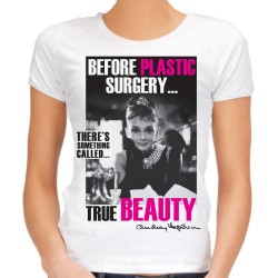 Koszulka z Audrey Hepburn Beauty damska dla żony dziewczyny kobiety mamy t-shirt