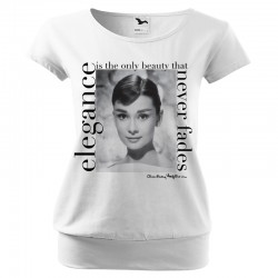 Bluzka z Audrey Hepburn Elegance damska luźna dla kobiety żony mamy dziewczyny na preznet