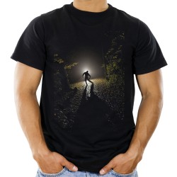 Koszulka z Zombie Walk Horror męska t-shirt mroczny na prezent dla fana miłośnika horrorów t-shirt