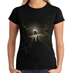 Koszulka z Zombie Walk Horror damska  t-shirt mroczny na prezent dla fanki miłośniczki horrorów t-shirt