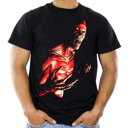 Koszulka z Zombie horror mroczna męska resident evil dla miłośnika horrorów filmów grozy na prezent t-shirt