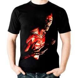 Koszulka z Zombie horror mroczna dziecięca resident evil dla miłośnika horrorów filmów grozy na prezent t-shirt