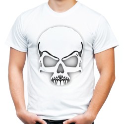 Koszulka z czaszką 3d męska z nadrukiem motywem grafiką czaszki -t-shirt