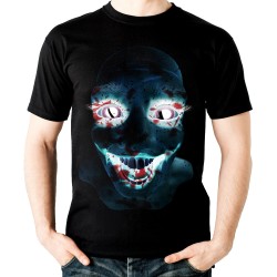 Koszulka psychodeliczna z twarzą dziecięca t-shirt