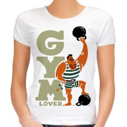 Koszulka Gym lover na siłownię męska t-shirt