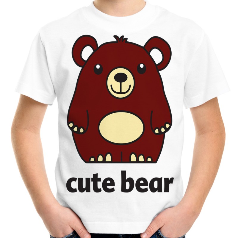 Koszulka słodki miś cute bear dziecięca z niedźwiedziem misiem dla chłopaka na prezent t-shirt