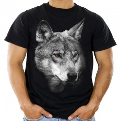 koszulka koszulki z wilkiem wilkami  t-shirt z nadrukiem motywem wilka wolf wilk