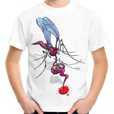 Koszulka z owadem komarem dziecięca z moskitem na prezent z grafiką motywem nadrukiem komar moskit owad t-shirt