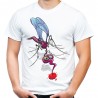 Koszulka z owadem komarem męska z nadrukiem grafiką motywem owad komar moskit insekt t-shirt