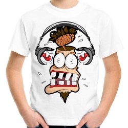 Koszulka gęba w słuchawce dziecięca t-shirt