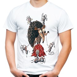 Koszulka z mrówkojadem mrówka męska z nadrukiem motywem grafiką mrówki t-shirt