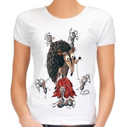 Koszulka z mrówkojadem mrówka damska owadem mrówkojad t-shirt