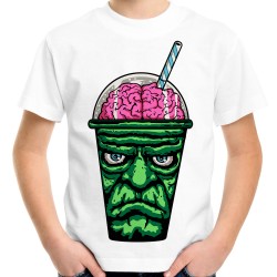 koszulka shake mózg zombie horror z nadrukiem motywem grafiką horror