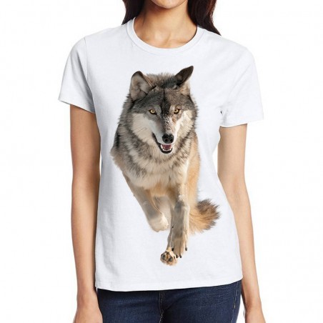Koszulka z wilkiem damska