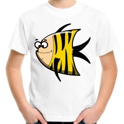 koszulka z rybą żaglowcem angelfish ryba dla akwarysty na prezent t-shirt