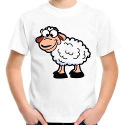 koszulka z owieczką dziecięca z owcą owca t-shirt na prezent dla dziecka na występ z owieczką do przedszkola