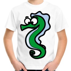 Koszulka z konikiem morskim konik morski hippocampus dziecięca na prezent dla dziecka t-shirt dla marynarza kapitana