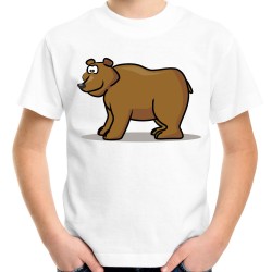 Koszulka z niedźwiedziem męska niedźwiedź t-shirt z nadrukiem grafiką motywem niedźwiedzia misia miś na prezent