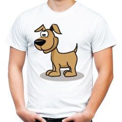 koszulka z psem męska t-shirt pies psem piesek na prezent