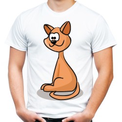 koszulka z kotem męska kot t-shirt na prezent