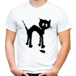 koszulka mysz i kot z kotem i myszą t-shirt na prezent