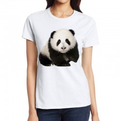t-shirt z misiem panda koszulka z nadrukiem motywem misia niedzwiedzia pandy
