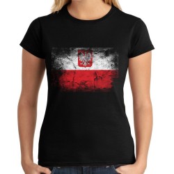Koszulka patriotyczna z flagą polski orłem orzeł narodowa t-shirt dla kibica kibicki na mecz święto niepodległości narodowe