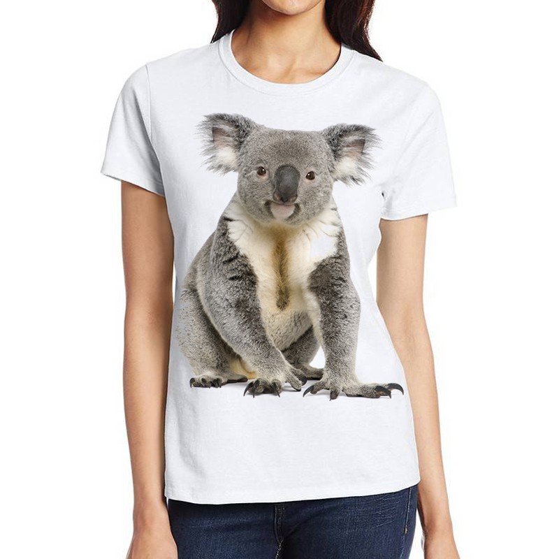 koszulka damska z misiem koala mis  niedźwiedziem t-shirt