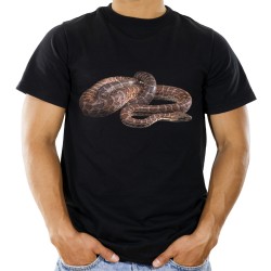 Koszulka z gadem wężem boa gad wąż t-shirt na prezent dla hodowcy węży węże z nadrukiem motywem grafiką węża